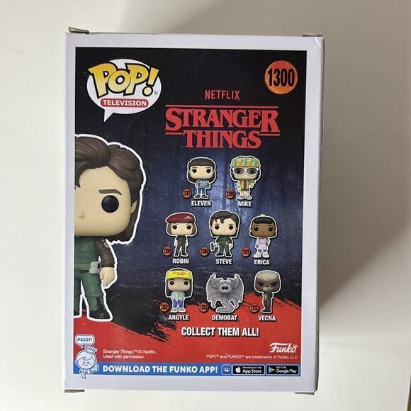 Funko POP! Television #1300 Steve from Stranger Things Collectible Vinyl Figure - Picture 5 of 7